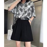 5分丈 タックショートパンツ レディース | Miniministore | 詳細画像2