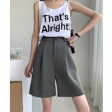 5分丈 タックショートパンツ レディース | Miniministore | 詳細画像6