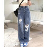 ダメージデニムパンツ クラッシュジーンズ | Miniministore | 詳細画像9