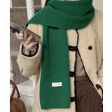 ニットマフラー韓国風 無地ニットストール | Miniministore | 詳細画像14