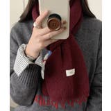 ニットマフラー韓国風 無地ニットストール | Miniministore | 詳細画像2
