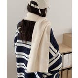 ニットマフラー韓国風 無地ニットストール | Miniministore | 詳細画像5