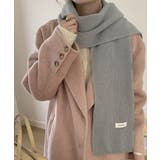 ニットマフラー韓国風 無地ニットストール | Miniministore | 詳細画像6