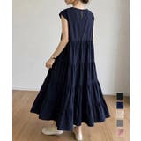 ティアードロングワンピースノースリーブ夏 | Miniministore | 詳細画像1