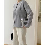 リボンワンポイントニットカーディガン秋冬 | Miniministore | 詳細画像12 