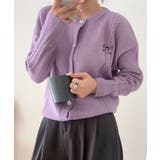 リボンワンポイントニットカーディガン秋冬 | Miniministore | 詳細画像13 