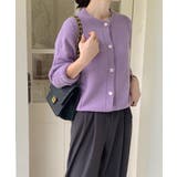 リボンワンポイントニットカーディガン秋冬 | Miniministore | 詳細画像16 