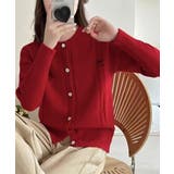 リボンワンポイントニットカーディガン秋冬 | Miniministore | 詳細画像18 