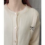 リボンワンポイントニットカーディガン秋冬 | Miniministore | 詳細画像31 