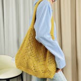 トートバッグ 編みバッグ ニットバッグ夏 | Miniministore | 詳細画像14 