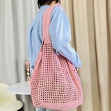 トートバッグ 編みバッグ ニットバッグ夏 | Miniministore | 詳細画像15 