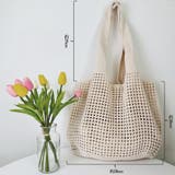 トートバッグ 編みバッグ ニットバッグ夏 | Miniministore | 詳細画像3 