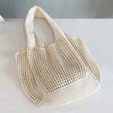 トートバッグ 編みバッグ ニットバッグ夏 | Miniministore | 詳細画像4 