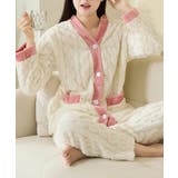 フリースパジャマ上下セット冬ルームウェア | Miniministore | 詳細画像4 