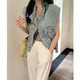 デニムベスト レディース デニムチョッキ | Miniministore | 詳細画像10