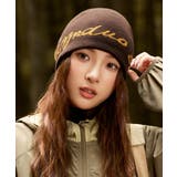 ロゴニット帽ビーニー防寒ユニセックス秋冬 | AsaAura | 詳細画像11