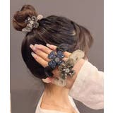 ビジューフラワーシュシュキラキラヘアゴム | Miniministore | 詳細画像9