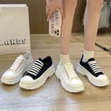 厚底スニーカー キャンバススニーカー韓国 | Miniministore | 詳細画像1