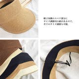 バイザーハット レディースストローハット | Miniministore | 詳細画像5 