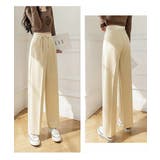 ストレートパンツ リボンスラックス 美脚 | Miniministore | 詳細画像8