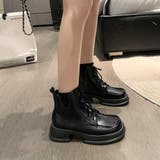 ショートブーツ 厚底 ワークブーツ 美脚 | Miniministore | 詳細画像7 