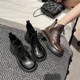 ショートブーツ 厚底 ワークブーツ 美脚 | Miniministore | 詳細画像9 