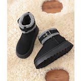 厚底ムートンブーツ 裏起毛ショートブーツ | Miniministore | 詳細画像16 
