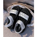 厚底サンダル レディースギャザーサンダル | Miniministore | 詳細画像18 