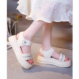 厚底サンダル レディースギャザーサンダル | Miniministore | 詳細画像3 