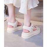 厚底サンダル レディースギャザーサンダル | Miniministore | 詳細画像4 