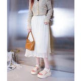 厚底サンダル レディースギャザーサンダル | Miniministore | 詳細画像5 