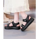 厚底サンダル レディースギャザーサンダル | Miniministore | 詳細画像9 