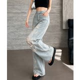 デニムパンツ レースダメージデニムY2K | Miniministore | 詳細画像13