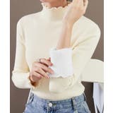 裏起毛ニットトップス レディース 暖かい | Miniministore | 詳細画像10 