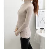 ボトルネック ニットトップス 袖口ボタン | Miniministore | 詳細画像22 