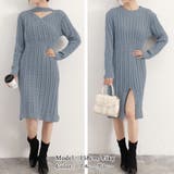 前後2wayニットワンピース 深スリット | Miniministore | 詳細画像16