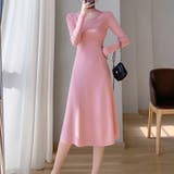 クロス ニットワンピース レディース長袖 | Miniministore | 詳細画像12