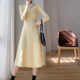 クロス ニットワンピース レディース長袖 | Miniministore | 詳細画像8