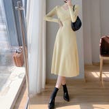 クロス ニットワンピース レディース長袖 | Miniministore | 詳細画像9