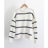 ボーダーニットセーター レディース 長袖 | Miniministore | 詳細画像12 