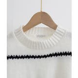 ボーダーニットセーター レディース 長袖 | Miniministore | 詳細画像14 