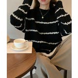 ボーダーニットセーター レディース 長袖 | Miniministore | 詳細画像6 