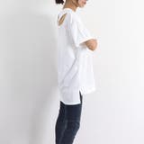 バッククロス tシャツカットソーロング丈 | Miniministore | 詳細画像12 