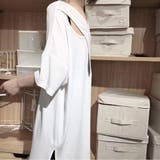 バッククロス tシャツカットソーロング丈 | Miniministore | 詳細画像6 