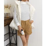 裏微起毛ニットトップスボーダーニット厚手 | Miniministore | 詳細画像20 