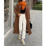 裏微起毛ニットトップスボーダーニット厚手 | Miniministore | 詳細画像8 