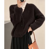 シャギーニットショートカーディガン韓国風 | Miniministore | 詳細画像16 