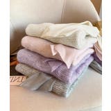 ラメシャギーニットオフショルダートップス | Miniministore | 詳細画像14