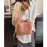 プリーツショルダーバッグ チェーン装飾 | Miniministore | 詳細画像9 
