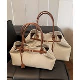 キャンバストートバッグ横長ベルトデザイン | Miniministore | 詳細画像16